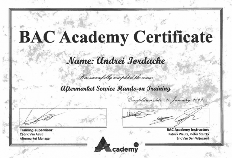 BAC-Academy-Certificate-Iordache-Andrei–-Aftermakret–Service-Hands–on-Training-27.01