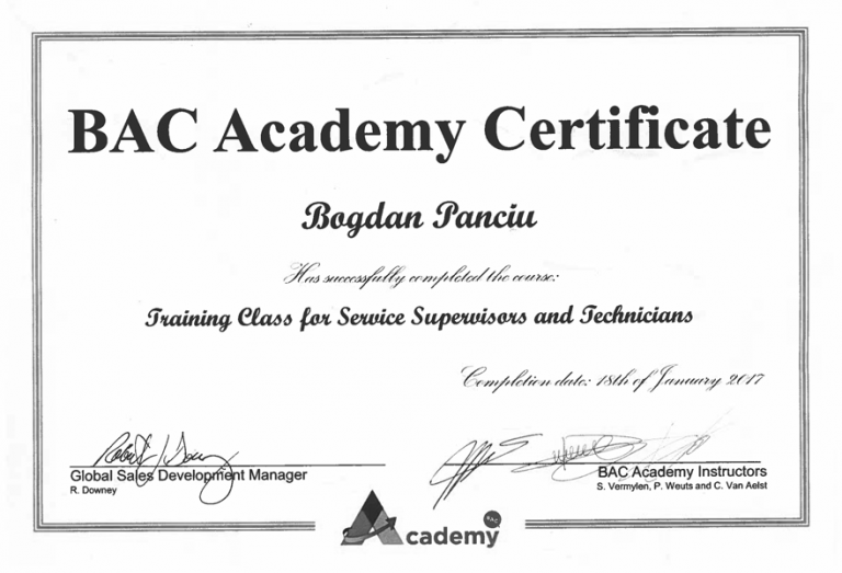 BAC-Academy-Certificate–Panciu-Bogdan-Training-Class-for-Service-Supervisors-and-Technicians